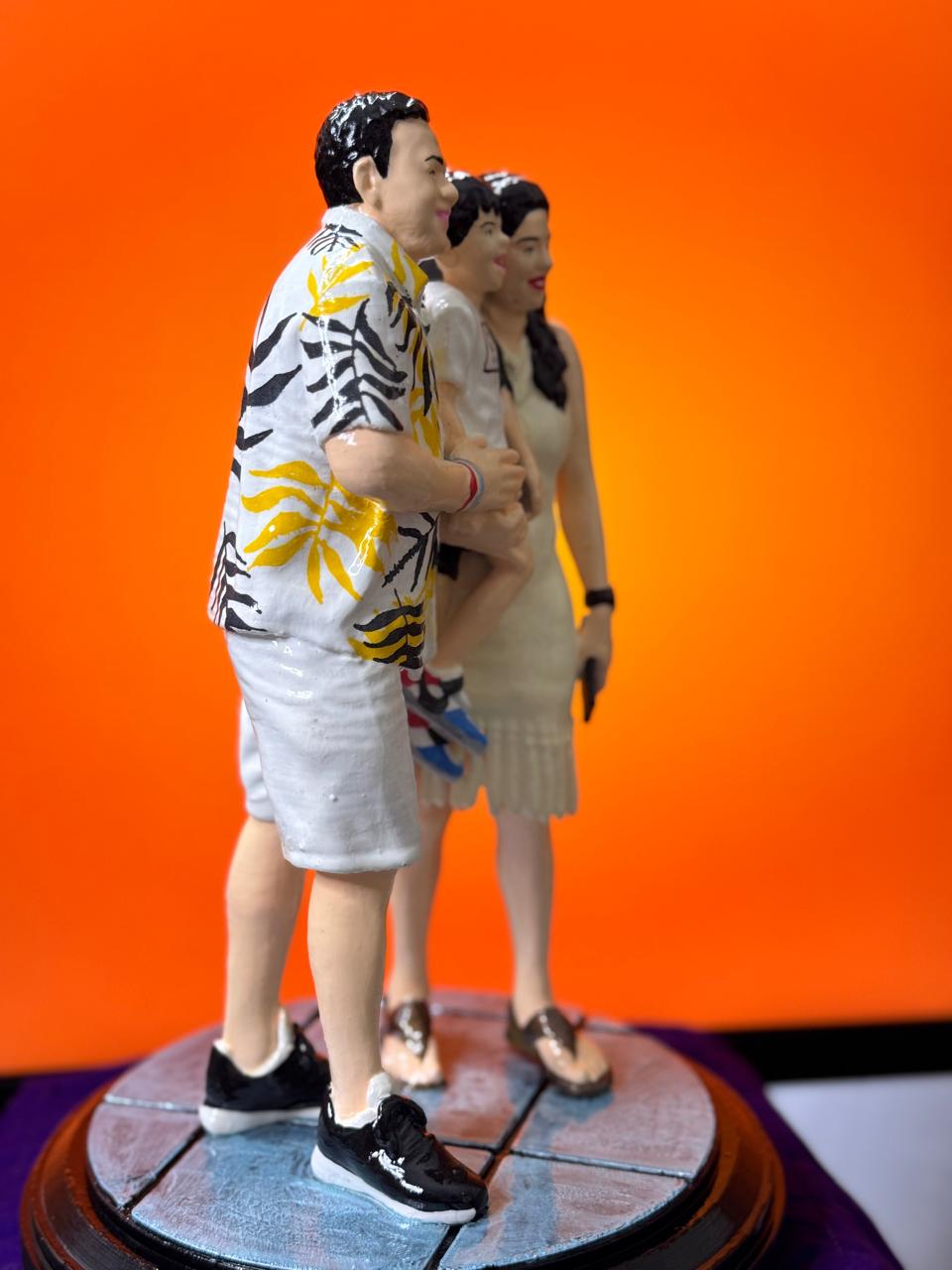 Custom 3D Resin Miniature Figurine – Personalized Human, Couple & Pet Statue | Handcrafted Premium Keepsake Gift