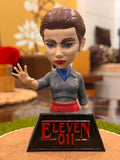 Eleven 011 (10 CM Height)-Inspired Bobblehead Collectible – Premium 3D Printed Character Bust | Pop Culture Desk Décor & Fan Collectible