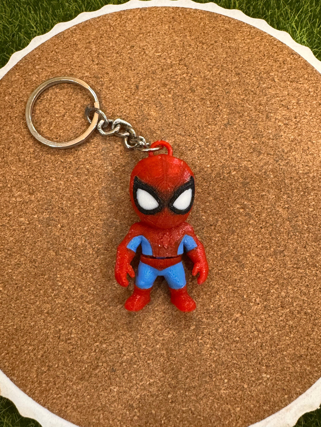 🕷️ Flexi Superhero-Inspired Keychain