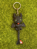 🐉 Flexi Night Dragon-Inspired Keychain