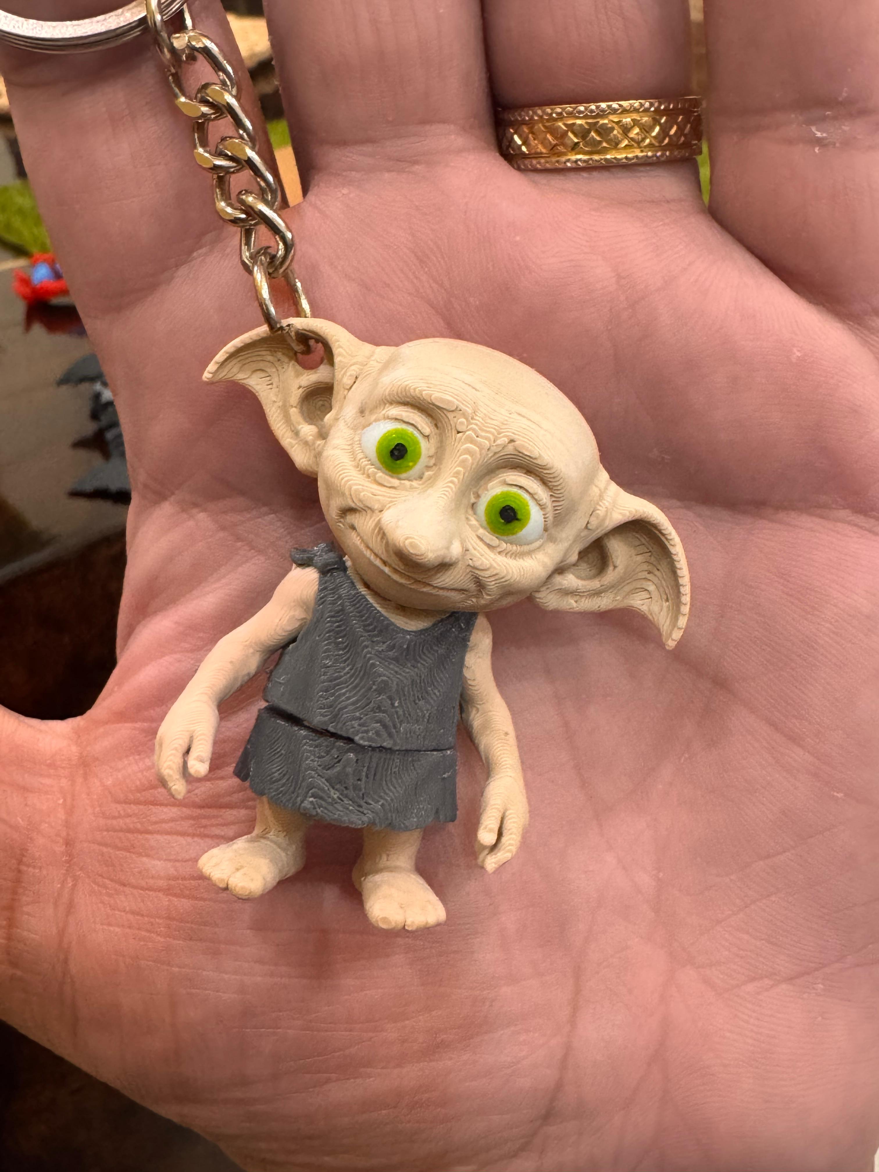 ✨ Flexi Magical Elf-Inspired Keychain